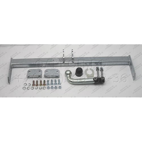 T030A GALIA Полностью оцинкованный фаркоп на Toyota RAV4 1995-2000. Тип шара: A. Установка без снятия и выреза бампера. Нагрузки: 1750/75 кг, масса фаркопа 13,25 кг