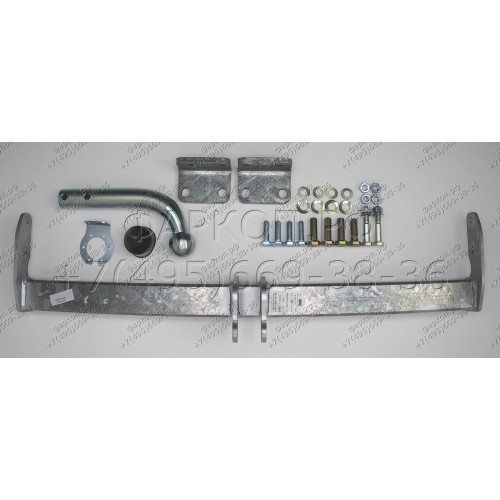T052A GALIA Полностью оцинкованный фаркоп на Toyota Avensis универсал 1997-2003. Тип шара: A. Невидимый вырез бампера. Нагрузки: 1400/75 кг, масса фаркопа 18,01 кг