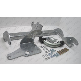 T064A GALIA Полностью оцинкованный фаркоп на Toyota Corolla седан E170 2013-2019. Тип шара: A. Невидимый вырез бампера. Нагрузки: 1600/75 кг, масса фаркопа 15,22 кг