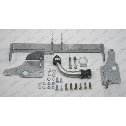T064A GALIA Полностью оцинкованный фаркоп на Toyota Corolla седан E170 2013-2019. Тип шара: A. Невидимый вырез бампера. Нагрузки: 1600/75 кг, масса фаркопа 15,22 кг