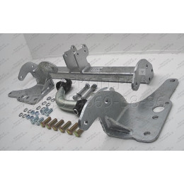 T064A GALIA Полностью оцинкованный фаркоп на Toyota Corolla седан E170 2013-2019. Тип шара: A. Невидимый вырез бампера. Нагрузки: 1600/75 кг, масса фаркопа 15,22 кг