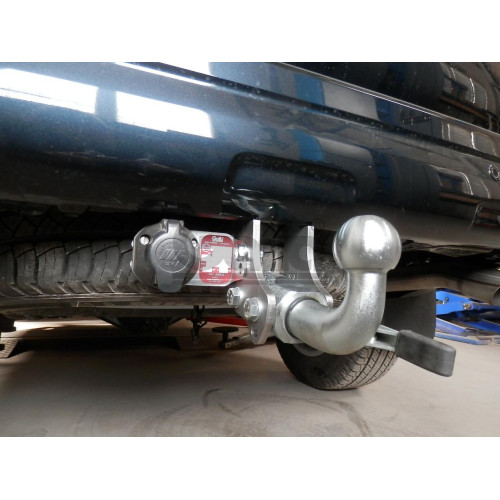 T065A GALIA Полностью оцинкованный фаркоп на Toyota Land Cruiser Prado J120 2003-2009, J150 2009-2023, Lexus GX 470 2003-2009, GX 460 2009-2023. Тип шара: A. Невидимый вырез бампера. Нагрузки: 3000/120 кг, масса фаркопа 5,62 кг