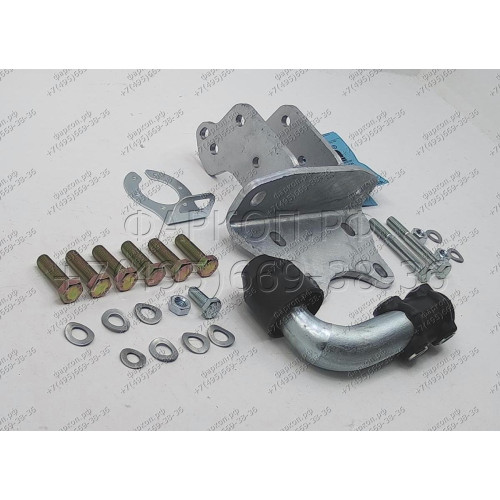 T065A GALIA Полностью оцинкованный фаркоп на Toyota Land Cruiser Prado J120 2003-2009, J150 2009-2023, Lexus GX 470 2003-2009, GX 460 2009-2023. Тип шара: A. Невидимый вырез бампера. Нагрузки: 3000/120 кг, масса фаркопа 5,62 кг