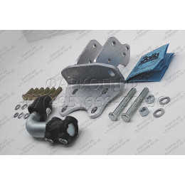 T065A GALIA Полностью оцинкованный фаркоп на Toyota Land Cruiser Prado J120 2003-2009, J150 2009-2023, Lexus GX 470 2003-2009, GX 460 2009-2023. Тип шара: A. Невидимый вырез бампера. Нагрузк