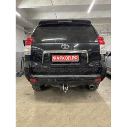 T065A GALIA Полностью оцинкованный фаркоп на Toyota Land Cruiser Prado J120 2003-2009, J150 2009-2023, Lexus GX 470 2003-2009, GX 460 2009-2023. Тип шара: A. Невидимый вырез бампера. Нагрузк