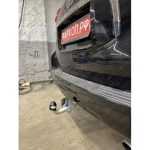 T065A GALIA Полностью оцинкованный фаркоп на Toyota Land Cruiser Prado J120 2003-2009, J150 2009-2023, Lexus GX 470 2003-2009, GX 460 2009-2023. Тип шара: A. Невидимый вырез бампера. Нагрузки: 3000/120 кг, масса фаркопа 5,62 кг
