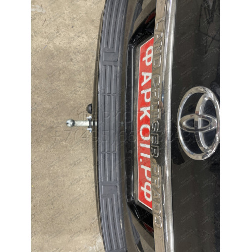 T065A GALIA Полностью оцинкованный фаркоп на Toyota Land Cruiser Prado J120 2003-2009, J150 2009-2023, Lexus GX 470 2003-2009, GX 460 2009-2023. Тип шара: A. Невидимый вырез бампера. Нагрузки: 3000/120 кг, масса фаркопа 5,62 кг