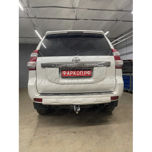 T065A GALIA Полностью оцинкованный фаркоп на Toyota Land Cruiser Prado J120 2003-2009, J150 2009-2023, Lexus GX 470 2003-2009, GX 460 2009-2023. Тип шара: A. Невидимый вырез бампера. Нагрузки: 3000/120 кг, масса фаркопа 5,62 кг