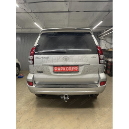 T065A GALIA Полностью оцинкованный фаркоп на Toyota Land Cruiser Prado J120 2003-2009, J150 2009-2023, Lexus GX 470 2003-2009, GX 460 2009-2023. Тип шара: A. Невидимый вырез бампера. Нагрузк