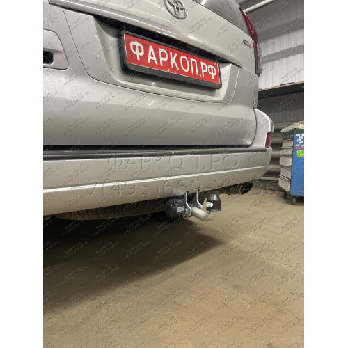 T065A GALIA Полностью оцинкованный фаркоп на Toyota Land Cruiser Prado J120 2003-2009, J150 2009-2023, Lexus GX 470 2003-2009, GX 460 2009-2023. Тип шара: A. Невидимый вырез бампера. Нагрузки: 3000/120 кг, масса фаркопа 5,62 кг