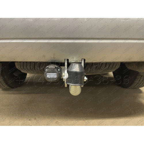 T065A GALIA Полностью оцинкованный фаркоп на Toyota Land Cruiser Prado J120 2003-2009, J150 2009-2023, Lexus GX 470 2003-2009, GX 460 2009-2023. Тип шара: A. Невидимый вырез бампера. Нагрузки: 3000/120 кг, масса фаркопа 5,62 кг