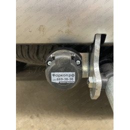 T065A GALIA Полностью оцинкованный фаркоп на Toyota Land Cruiser Prado J120 2003-2009, J150 2009-2023, Lexus GX 470 2003-2009, GX 460 2009-2023. Тип шара: A. Невидимый вырез бампера. Нагрузк