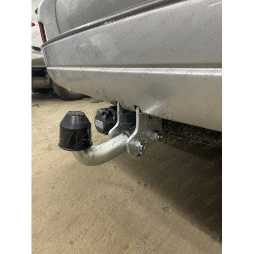 T065A GALIA Полностью оцинкованный фаркоп на Toyota Land Cruiser Prado J120 2003-2009, J150 2009-2023, Lexus GX 470 2003-2009, GX 460 2009-2023. Тип шара: A. Невидимый вырез бампера. Нагрузки: 3000/120 кг, масса фаркопа 5,62 кг