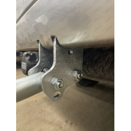 T065A GALIA Полностью оцинкованный фаркоп на Toyota Land Cruiser Prado J120 2003-2009, J150 2009-2023, Lexus GX 470 2003-2009, GX 460 2009-2023. Тип шара: A. Невидимый вырез бампера. Нагрузк