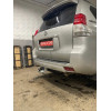 T065A GALIA Полностью оцинкованный фаркоп на Toyota Land Cruiser Prado J120 2003-2009, J150 2009-2023, Lexus GX 470 2003-2009, GX 460 2009-2023. Тип шара: A. Невидимый вырез бампера. Нагрузки: 3000/120 кг, масса фаркопа 5,62 кг