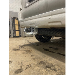 T065A GALIA Полностью оцинкованный фаркоп на Toyota Land Cruiser Prado J120 2003-2009, J150 2009-2023, Lexus GX 470 2003-2009, GX 460 2009-2023. Тип шара: A. Невидимый вырез бампера. Нагрузк