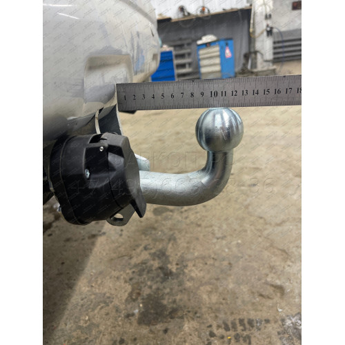 T065A GALIA Полностью оцинкованный фаркоп на Toyota Land Cruiser Prado J120 2003-2009, J150 2009-2023, Lexus GX 470 2003-2009, GX 460 2009-2023. Тип шара: A. Невидимый вырез бампера. Нагрузки: 3000/120 кг, масса фаркопа 5,62 кг