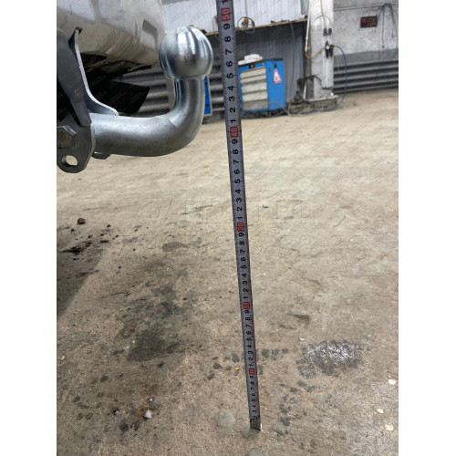 T065A GALIA Полностью оцинкованный фаркоп на Toyota Land Cruiser Prado J120 2003-2009, J150 2009-2023, Lexus GX 470 2003-2009, GX 460 2009-2023. Тип шара: A. Невидимый вырез бампера. Нагрузки: 3000/120 кг, масса фаркопа 5,62 кг