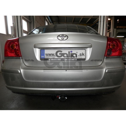 T066A GALIA Полностью оцинкованный фаркоп на Toyota Avensis седан/лифтбек 2003-2009. Тип шара: A. Невидимый вырез бампера. Нагрузки: 1600/75 кг, масса фаркопа 13,62 кг