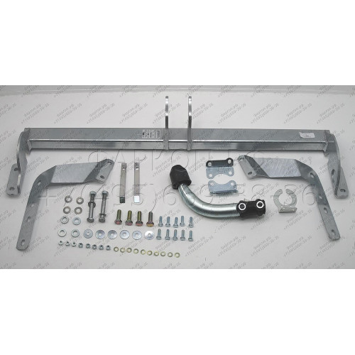 T066A GALIA Полностью оцинкованный фаркоп на Toyota Avensis седан/лифтбек 2003-2009. Тип шара: A. Невидимый вырез бампера. Нагрузки: 1600/75 кг, масса фаркопа 13,62 кг