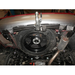 T077C GALIA Полностью оцинкованный фаркоп на Toyota Highlander 2021-. Тип шара: C (горизонтальный съемный). Без подрезки бампера. Нагрузки: 2200/100 кг, масса фар