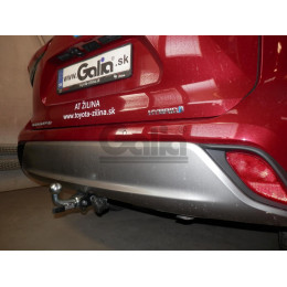 T077C GALIA Полностью оцинкованный фаркоп на Toyota Highlander 2021-. Тип шара: C (горизонтальный съемный). Без подрезки бампера. Нагрузки: 2200/100 кг, масса фар