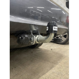 T077C GALIA Полностью оцинкованный фаркоп на Toyota Highlander 2021-. Тип шара: C (горизонтальный съемный). Без подрезки бампера. Нагрузки: 2200/100 кг, масса фар