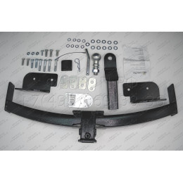 T113-E Лидер-плюс ТСУ для Toyota Land Cruiser Prado J120 2002-2009, Toyota Land Cruiser Prado J150 2009-2023, Lexus GX 470 2002-2009, Lexus GX 460 2009-2023 без снятия и выреза бампера. Тип шара: E. Нагру