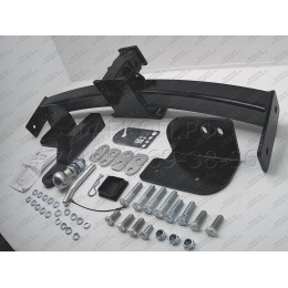 T113-E Лидер-плюс ТСУ для Toyota Land Cruiser Prado J120 2002-2009, Toyota Land Cruiser Prado J150 2009-2023, Lexus GX 470 2002-2009, Lexus GX 460 2009-2023 без снятия и выреза бампера. Тип шара: E. Нагру