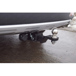 TCU00135 ТСС Фаркоп на Haval H6 2015-2020, Haval M6 2023- с накладкой с надписью Haval. Требуется подрезка бампера. Тип шара: E (шаровый узел под американский квад