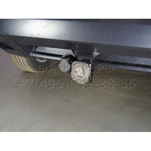 TCU00155 ТСС Фаркоп на Skoda Karoq 2020-. Требуется подрезка бампера. Тип шара: E (шаровый узел под американский квадрат). Нагрузки: 2000/100 кг