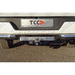 TCU00362 ТСС Распродажа! Фаркоп на Great Wall Poer Kingkong 2023- с накладкой с надписью Poer без подрезки бампера. Тип шара: E (шаровый узел под американский кв