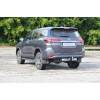 TFR-16-991124.00 PT GROUP Фаркоп с нержавеющей накладкой на Toyota Fortuner (дорестайлинг) 2016-2020 без подрезки бампера. Тип шара: E (легкосъемный шар под квадрат). Нагрузки: 3000/120 кг, масса фаркопа 23 кг (без электрики в комплекте)