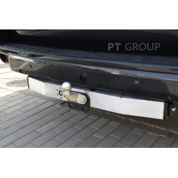 TPR-02-991024.00 PT GROUP Фаркоп с нержавеющей накладкой на Toyota Land Cruiser Prado J120 2003-2009, J150 2009-2023, Lexus GX 470 2003-2009, GX 460 2009-2023 без подрезки бампера. Тип шара: F. Наг