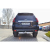 TPR-02-991024.00 PT GROUP Фаркоп с нержавеющей накладкой на Toyota Land Cruiser Prado J120 2003-2009, J150 2009-2023, Lexus GX 470 2003-2009, GX 460 2009-2023 без подрезки бампера. Тип шара: F. Нагрузки: 3500/130 кг, масса фаркопа 19 кг (без электрики в к