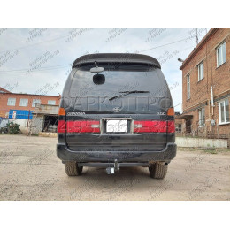 H.T52.A HALTY Фаркоп на Toyota Granvia 1995-2004, Toyota Grand Hiace 1999-2002, Toyota Hiace H12, H22, H18, H28 1995-2005 без подрезки бампера. Тип шара: A. Нагрузки: 750/75 кг, масса фаркопа 14,8 к