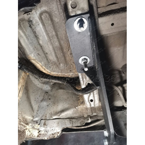 H.T63.A HALTY Фаркоп на Toyota Lite Ace S400 2008-, Toyota Town Ace S400 2008-, Daihatsu Gran Max 2007-, Mazda Bongo 2020- без подрезки бампера. Тип шара: A. Нагрузки: 750/75 кг, масса фаркопа 17,8 кг