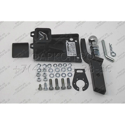UZB-65-991122.00 PT GROUP Фаркоп на УАЗ 452 (2206, 3909, 3962, 3741, 3303) 1965- без подрезки бампера. Тип шара: E (легкосъемный шар под квадрат). Нагрузки: 1200/75 кг, масса фаркопа 7,4 кг (без электрики в комплекте)
