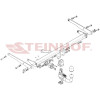 V-082 STEINHOF Фаркоп на Volkswagen Taigo CS1, кроме R-Line 09/2021- без подрезки бампера. Тип шара: AV (вертикальное быстросъемное крепление шара на ключе). Нагрузки: 1400/90 кг (без электрики в комплекте)