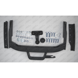 V-122 STEINHOF Фаркоп на Volkswagen Transporter, Caravelle, Multivan T4 2WD/4WD 1996-2003 без подрезки бампера. Тип шара: F. Нагрузки: 2500/100 кг, масса фаркопа 18 кг (без электрики в 