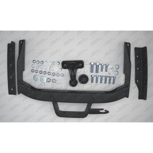 V-122 STEINHOF Фаркоп на Volkswagen Transporter, Caravelle, Multivan T4 2WD/4WD 1996-2003 без подрезки бампера. Тип шара: F. Нагрузки: 2500/100 кг, масса фаркопа 18 кг (без электрики в комплекте)