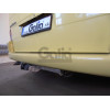 V027C GALIA Полностью оцинкованный фаркоп на Volkswagen T4: Transporter/Caravelle/Multivan 1990-2003, включая 4WD. Тип шара: C (горизонтальный съемный). Установка без снятия и выреза бампера. Нагрузки: 2000/100 кг, масса фаркопа 19,17 кг