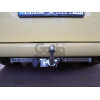 V027C GALIA Полностью оцинкованный фаркоп на Volkswagen T4: Transporter/Caravelle/Multivan 1990-2003, включая 4WD. Тип шара: C (горизонтальный съемный). Установка без снятия и выреза бампера. Нагрузки: 2000/100 кг, масса фаркопа 19,17 кг
