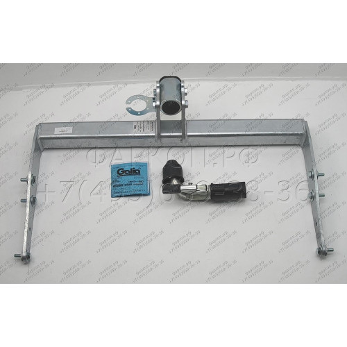 V064C GALIA Полностью оцинкованный фаркоп на Volkswagen Transporter / Caravelle / Multivan T5 2003-2015, T6 2015-2024, включая 4WD, включая модели с парктрониками. Тип шара: C (горизонтальный съемный). Без выреза бампера. Нагрузки: 2800/120 кг, масса фарк
