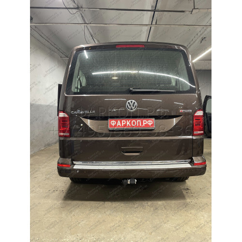 V064C GALIA Полностью оцинкованный фаркоп на Volkswagen Transporter / Caravelle / Multivan T5 2003-2015, T6 2015-2024, включая 4WD, включая модели с парктрониками. Тип шара: C (горизонтальный съемный). Без выреза бампера. Нагрузки: 2800/120 кг, масса фарк