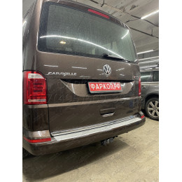 V064C GALIA Полностью оцинкованный фаркоп на Volkswagen Transporter / Caravelle / Multivan T5 2003-2015, T6 2015-2024, включая 4WD, включая модели с парктрониками. Тип шара: C (гори