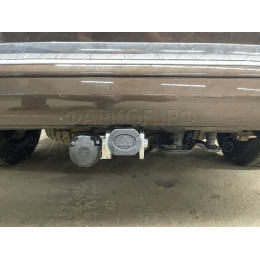 V064C GALIA Полностью оцинкованный фаркоп на Volkswagen Transporter / Caravelle / Multivan T5 2003-2015, T6 2015-2024, включая 4WD, включая модели с парктрониками. Тип шара: C (гори