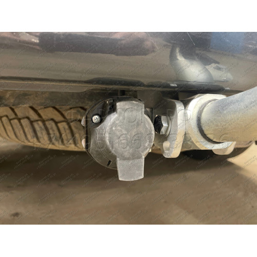 V064C GALIA Полностью оцинкованный фаркоп на Volkswagen Transporter / Caravelle / Multivan T5 2003-2015, T6 2015-2024, включая 4WD, включая модели с парктрониками. Тип шара: C (горизонтальный съемный). Без выреза бампера. Нагрузки: 2800/120 кг, масса фарк