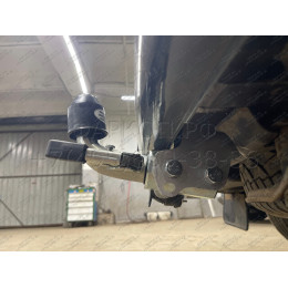 V064C GALIA Полностью оцинкованный фаркоп на Volkswagen Transporter / Caravelle / Multivan T5 2003-2015, T6 2015-2024, включая 4WD, включая модели с парктрониками. Тип шара: C (гори