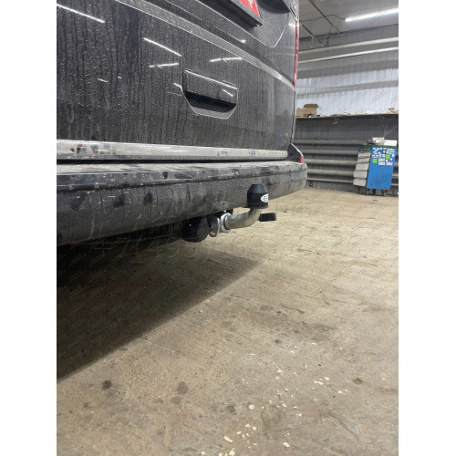 V064C GALIA Полностью оцинкованный фаркоп на Volkswagen Transporter / Caravelle / Multivan T5 2003-2015, T6 2015-2024, включая 4WD, включая модели с парктрониками. Тип шара: C (горизонтальный съемный). Без выреза бампера. Нагрузки: 2800/120 кг, масса фарк